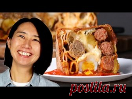 Rie Shows Us How To Make Timpano