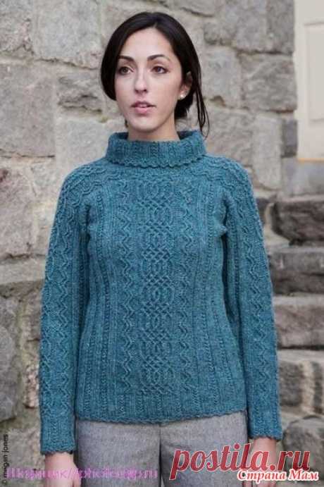 . Изящные араны от Stefanie van der Linden. Свитер Skara Brae - Вязание - Страна Мам