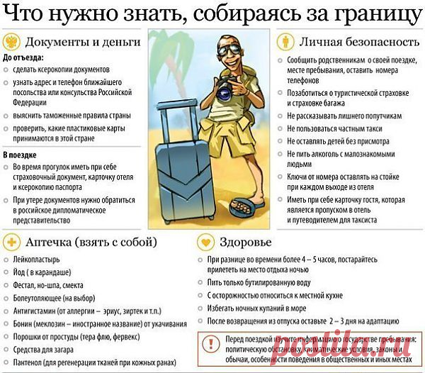 Собираясь за границу!