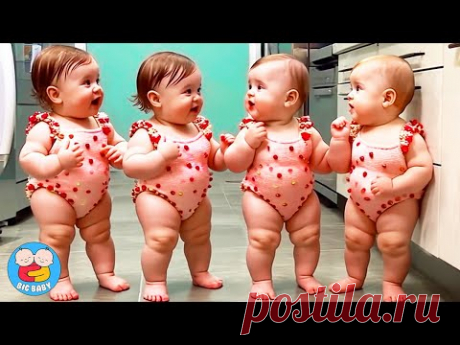 Funniest TRIPLET BABIES Playing Moments You've Ever Seen - Funny Baby Videos | Big Baby