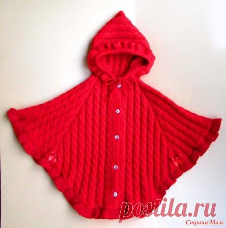 Пончо для внучки Вероники 3 года - Вязание - Страна Мам
