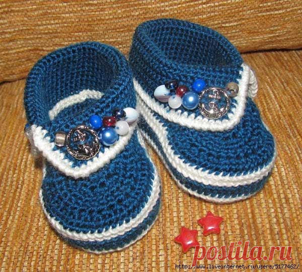 Шикарные пинеточки крючком.МК