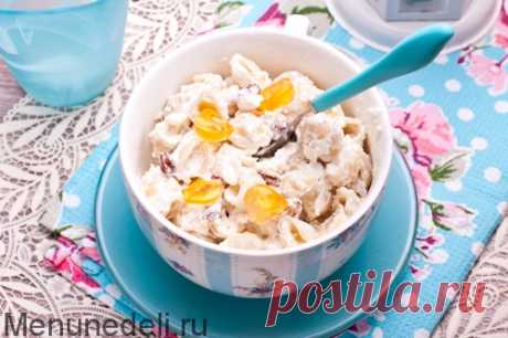 Готовим с ребенком: Макароны с творогом и изюмом / Меню недели