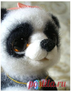 Мастер-класс по сухому валянию - Панда Эмили