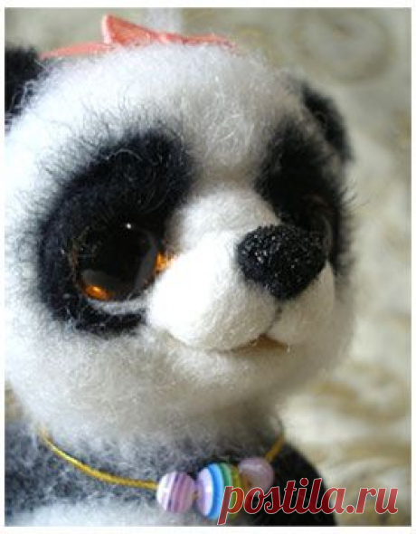 Мастер-класс по сухому валянию - Панда Эмили