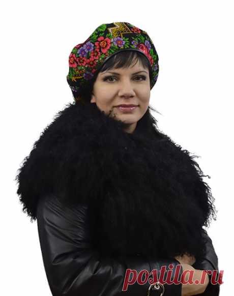 Выкройка и пошив женского берета