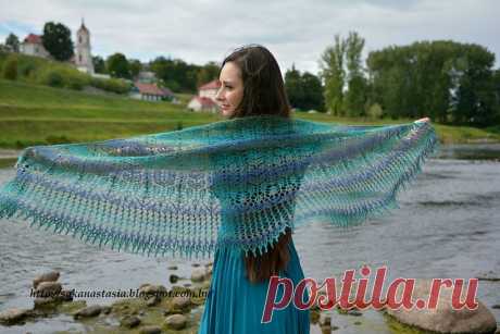 Ravelry: &quot;Vicia&quot; shawl pattern by Tatiana Chystiakova