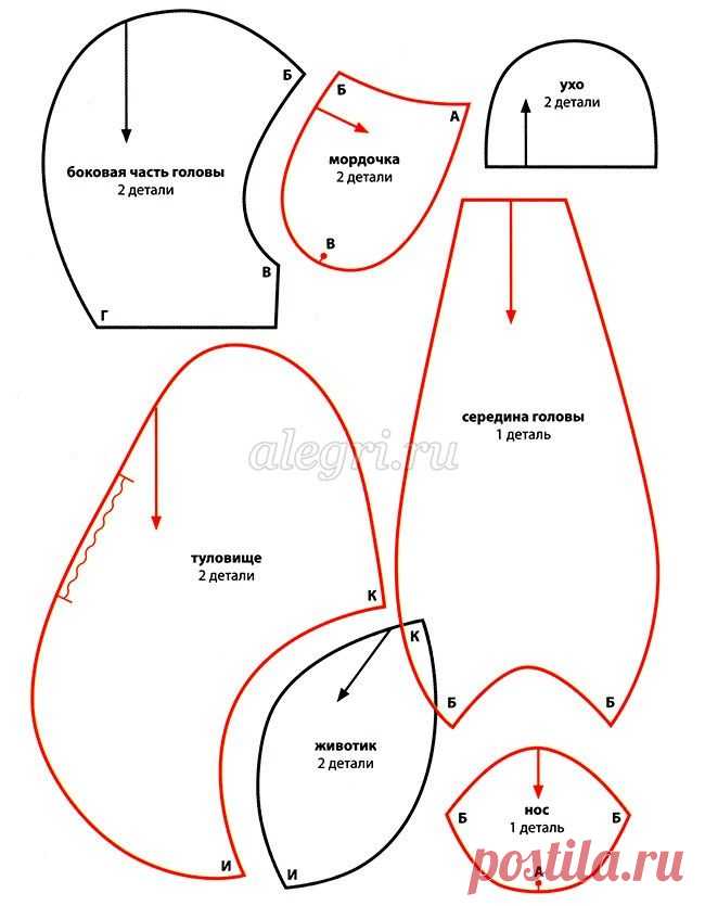 Мягкая игрушка обезьянка своими руками выкройки