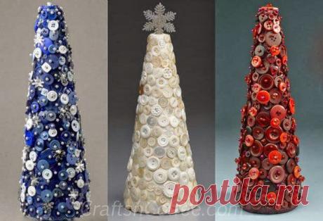 Декоративные ёлочки к Новому Году. - ki_n_ki