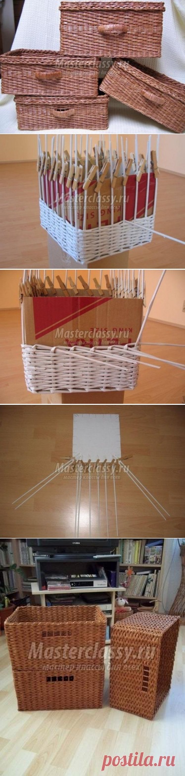 Плетение из газет. Мастер - класс 