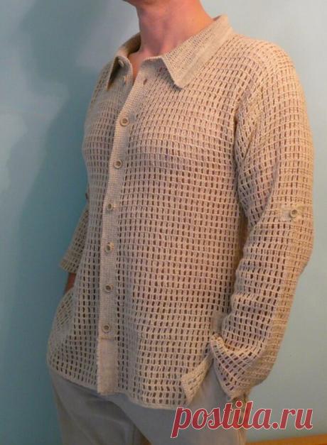 Вязаная рубашка - актуальный тренд 2023, свяжешь одну - будешь вязать тысячи, подборка фото-идей | Вязалушка | Дзен