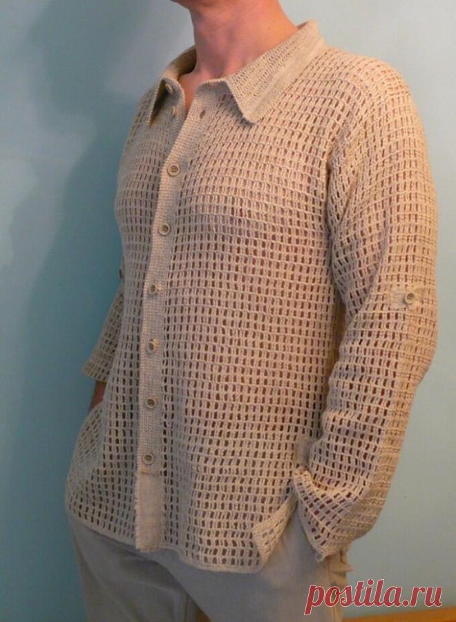 Вязаная рубашка - актуальный тренд 2023, свяжешь одну - будешь вязать тысячи, подборка фото-идей | Вязалушка | Дзен
