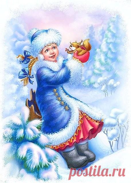 Снегурочка . 35 фото
Снегурочка —  новогодний персонаж. Она – уникальный атрибут 
образа Деда Мороза. Ни один его из младших или зарубежных собратьев не имеет такого милого сопровождения.