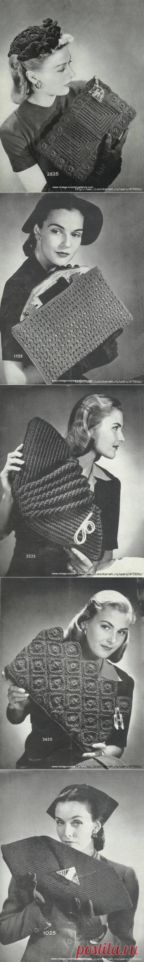 Винтажные сумочки и шляпки — Рукоделие