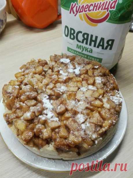 Творожно-яблочная запеканка