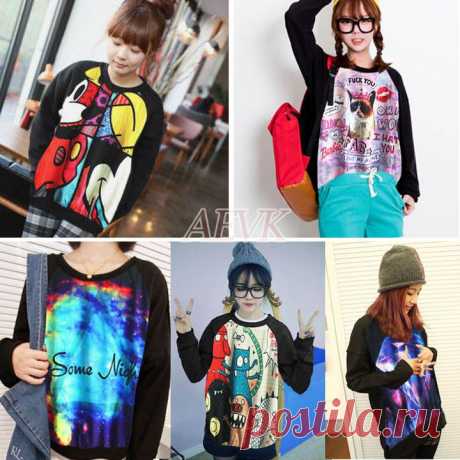 hoodie green Picture - More Detailed Picture about New 2014 Women Hoody Japan Style Long Sleeve Carton Graffiti Print Sweatshirt Hoodies b7 SV007492 Picture in Hoodies & Sweatshirts from Aliexpress VK | Aliexpress.com | Alibaba Group