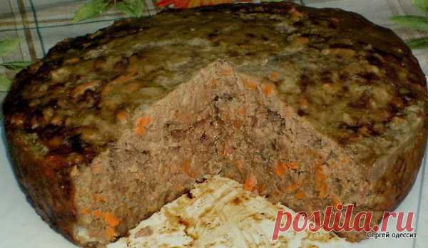 Пирог из печени Вкусно до безобразия!
