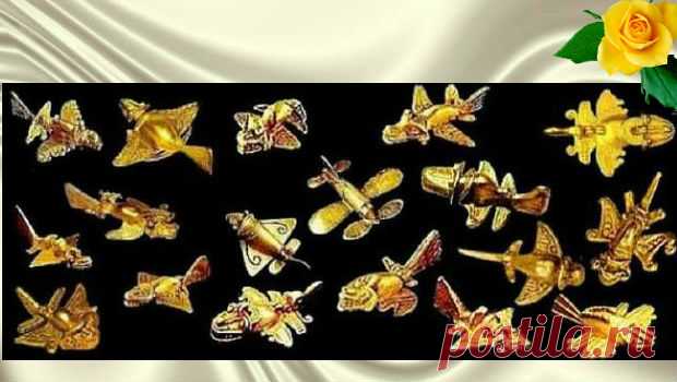 Загадочная находка древней цивилизации Америки - золотые самолёты инков