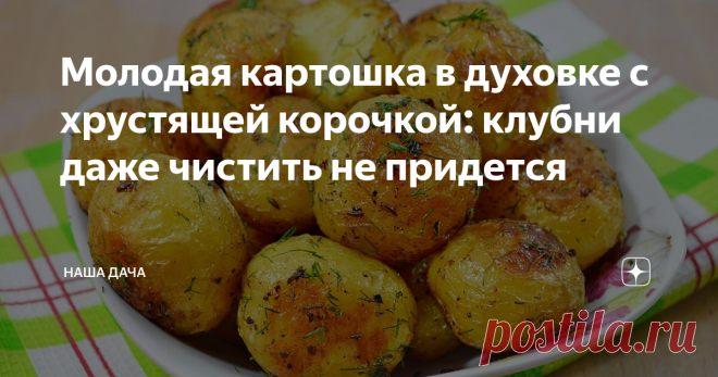 Молодая картошка в духовке с хрустящей корочкой: клубни даже чистить не придется Рецепт из разряда «минимум продуктов и телодвижений» - в точности, как я люблю.  Такая картошка, как говорится, «и в пир, и в мир, и в добрые люди», - хоть на праздничный стол поставить, хоть так с малосольными огурцами поесть, за уши не оттянешь! Аромат специй сводит с ума,и корочка такая аппетитная, хрустящая, вкусная!