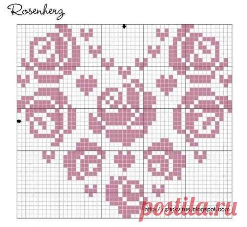 Розы и розочки в вязаных изделиях, вышивках и садовом дизайне | Нескучное вязание в нескучном саду | Дзен