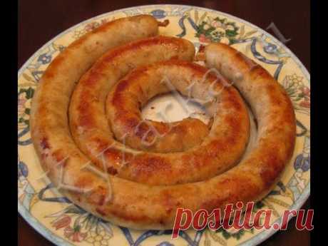 Домашняя куриная колбаса