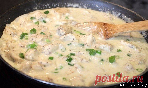 СОЧНОЕ КУРИНОЕ МЯСО В КЕФИРЕ