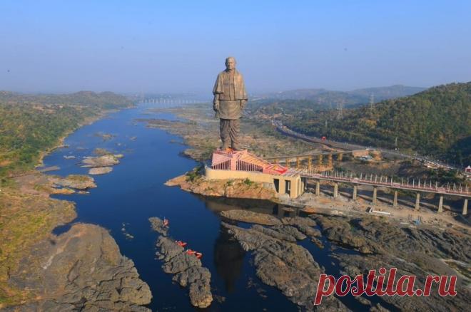 В Индии находится самая большая в мире статуя | Журнал 