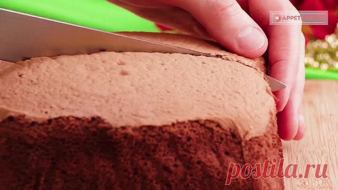 Идеальный вкусный шоколадный бисквит