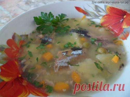 Рыбный суп "Сайровый" с горохом - Готовим сами