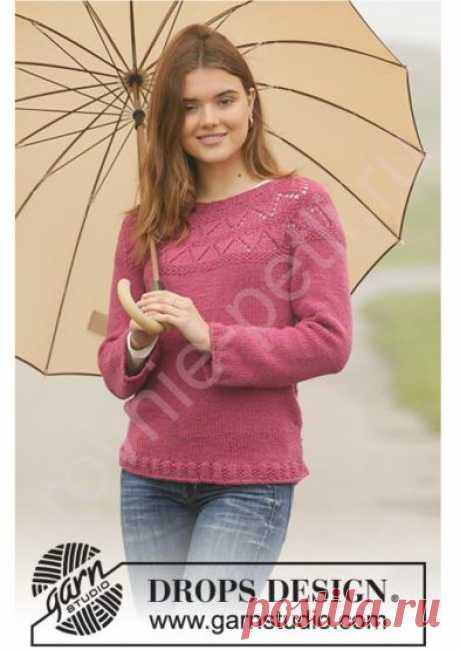 Джемпер Frambuesa от Drops Design