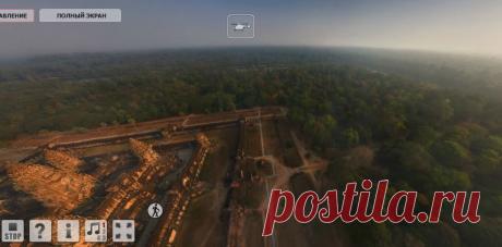 Ангкор Ват, Камбоджа • 360° Аэрофотопанорама