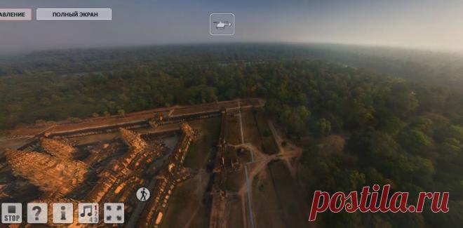 Ангкор Ват, Камбоджа • 360° Аэрофотопанорама