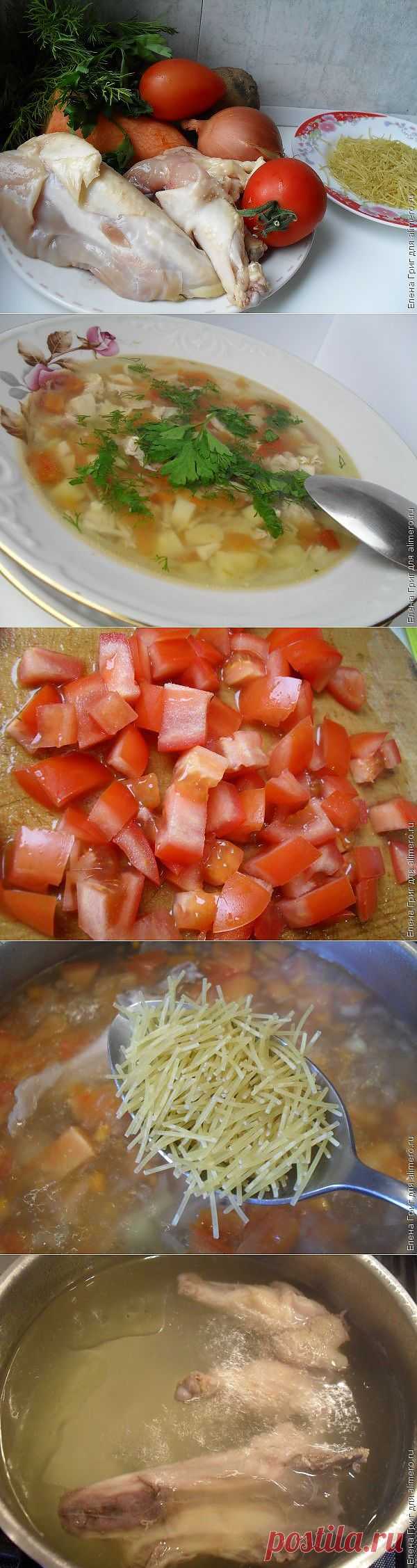 Куриный суп с вермишелью / Рецепты с фото