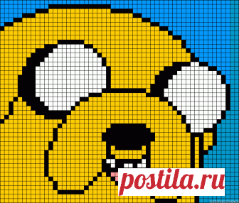 Схемы прямого плетения Время приключений (Adventure Time)