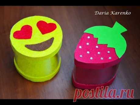 DIY Прикольные коробочки из пластиковых бутылок. Мастер класс