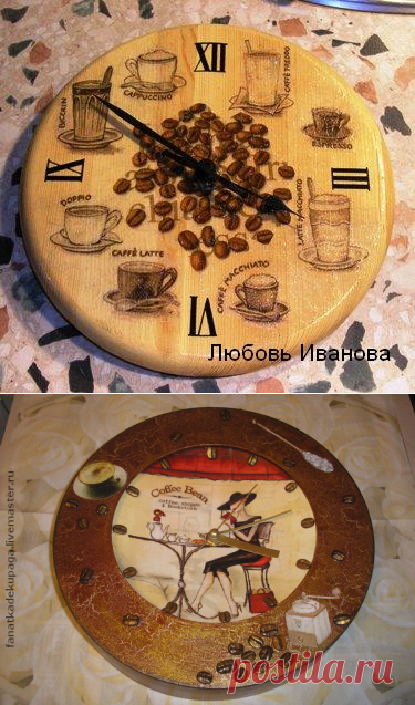 Часы ручной работы, фото подборка