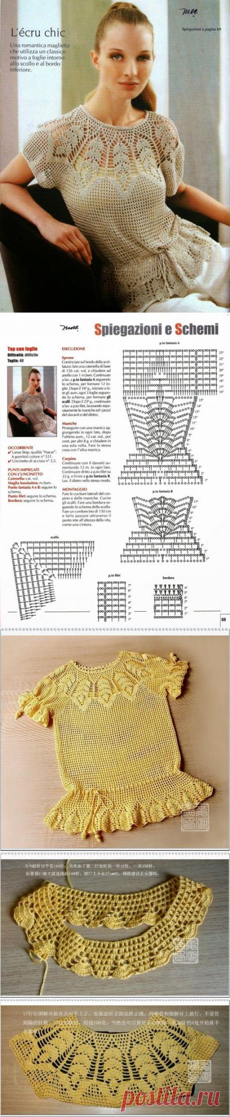 Irish crochet &amp;: Туника