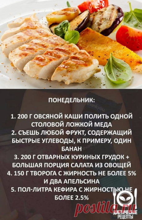 Правильный рацион питания на неделю: худей с удовольствием! - Советы для женщин