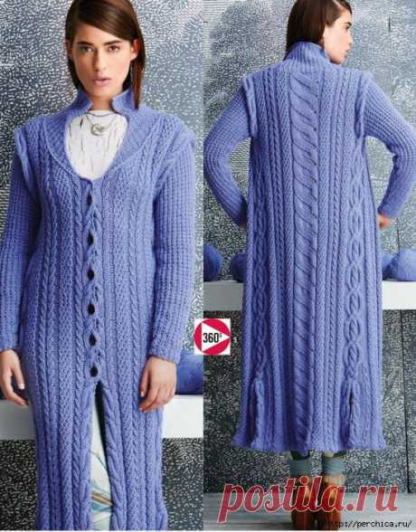 Вязание  Long Cabled, Vogue fall 2014