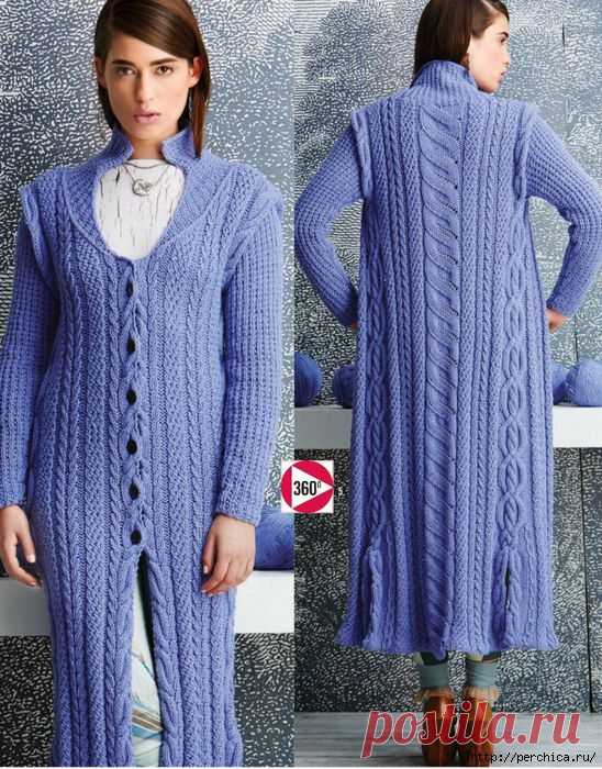 Вязание  Long Cabled, Vogue fall 2014