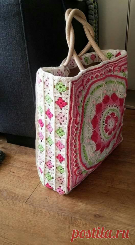 (189) Crochet bag Inspiration༺✿ƬⱤღ https://www.pinterest.com/teretegui/✿༻==&gt; keine Anleitung, nur Inspiration - grundsätzlich "Sophie", siehe www.Lookatw…