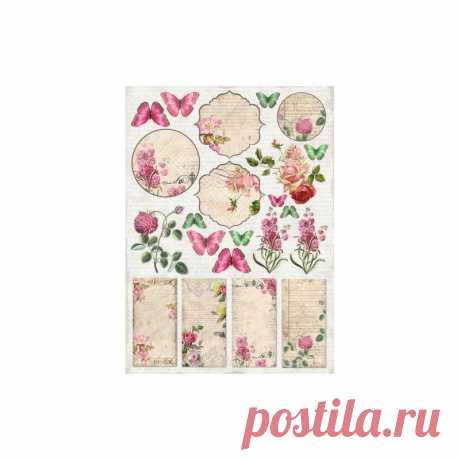 LemonCraft / Vintage Time - Labels 1 / papier A4 - Artimeno