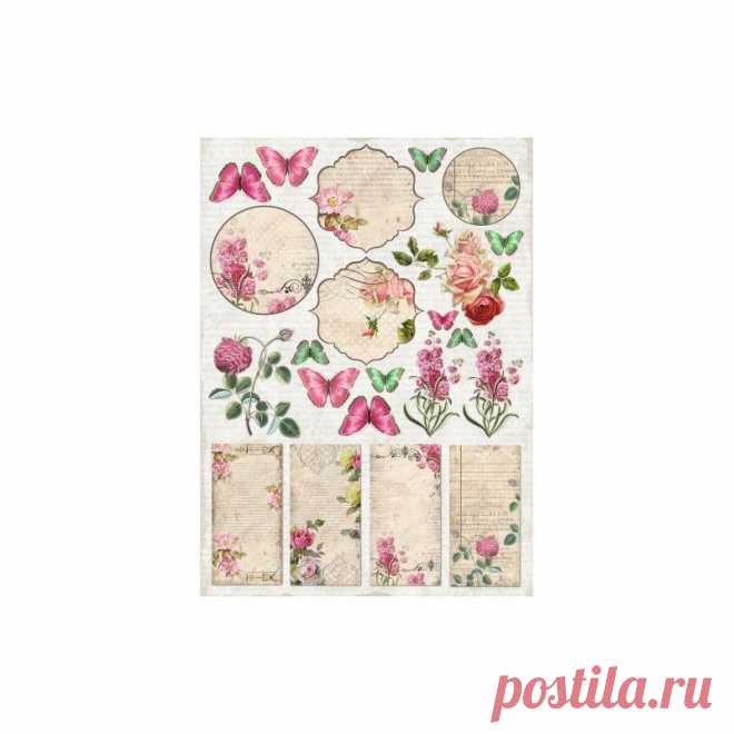 LemonCraft / Vintage Time - Labels 1 / papier A4 - Artimeno