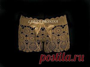 Шорты с "Ананасами" - Ярмарка Мастеров - ручная работа, handmade