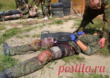 Оказание первой медицинской помощи в условиях боевых действий в армиях стран НАТО | Выживи сам