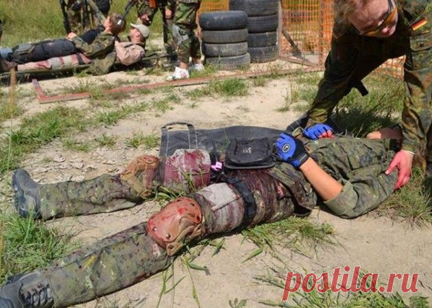Оказание первой медицинской помощи в условиях боевых действий в армиях стран НАТО | Выживи сам