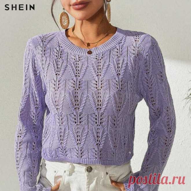 Новый день — новые схемы. Нашла интересные узоры у SHEIN. Повторяем на спицах | Вяжем вместе! | Дзен