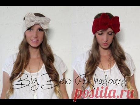 HOW TO KNIT BIG BOW HEADBAND