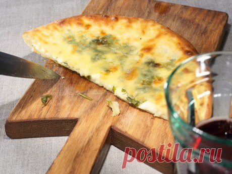 Готовим хачапури с зеленью