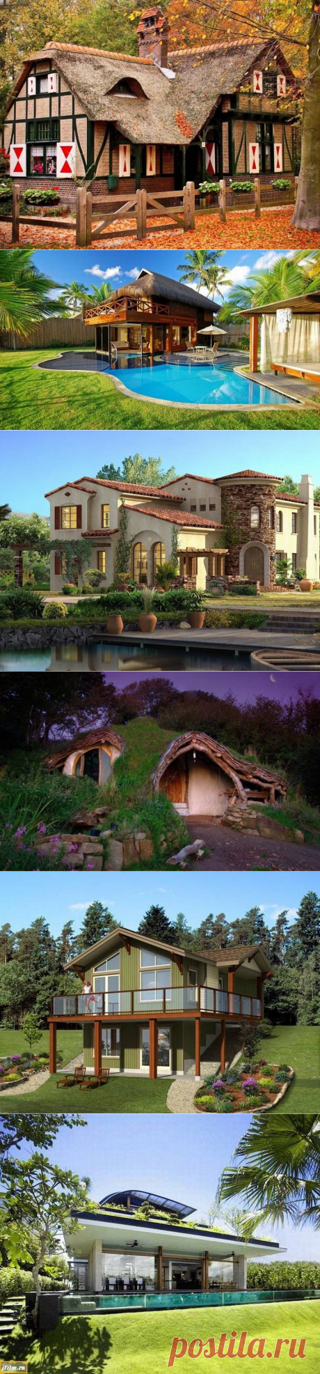 150  фото необычных домов